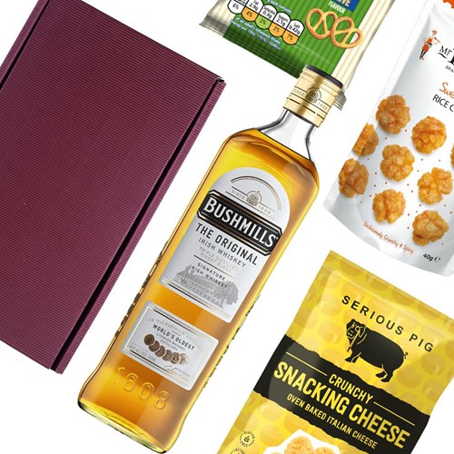 Bushmills Original Irish Whiskey 70cl Nibbles Hamper